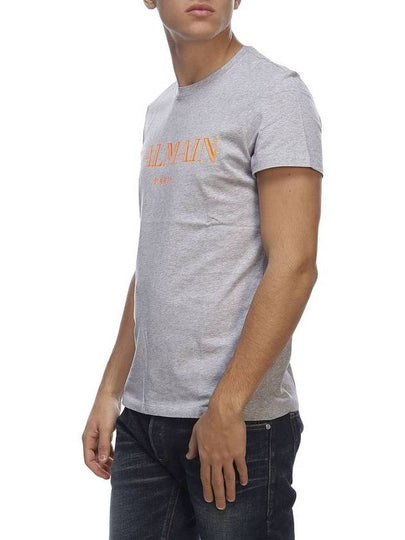 T-shirt a maniche corte con maxi stampa Balmain Paris - BALMAIN - BALAAN 2