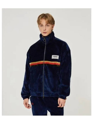 KODAK Kodacolor logo corduroy zip up jacket NAVY - KODO - BALAAN 1