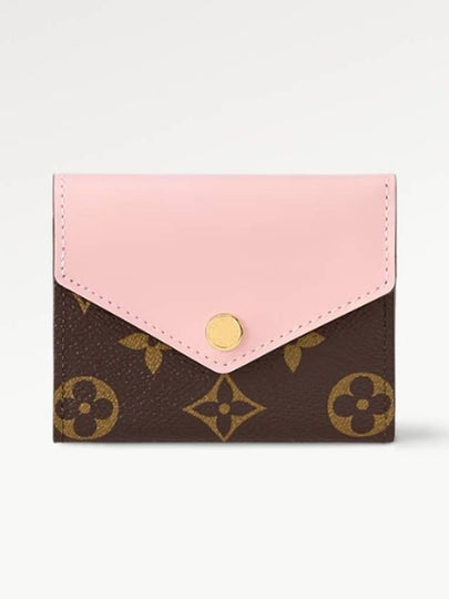 Zoe Monogram Flap Half Wallet Rose Ballerine - LOUIS VUITTON - BALAAN 2