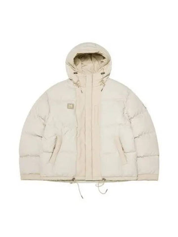 KODAK Apparel Brownie Duck Down Hooded Jacket IVORY - KODO - BALAAN 1