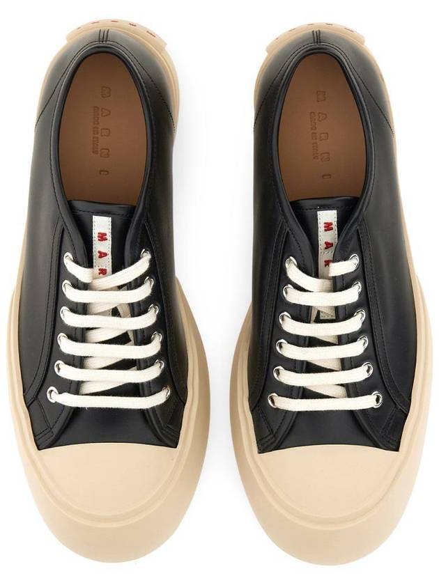 Pablo Platform Nappa Leather Low Top Sneakers Black - MARNI - BALAAN 3