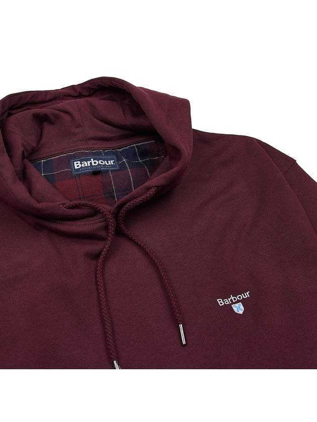 Grassington Hoodie Bordeaux - BARBOUR - BALAAN 4