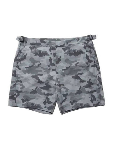 Men's Camo Tech Tab Stretch Shorts Charcoal - G/FORE - BALAAN 1