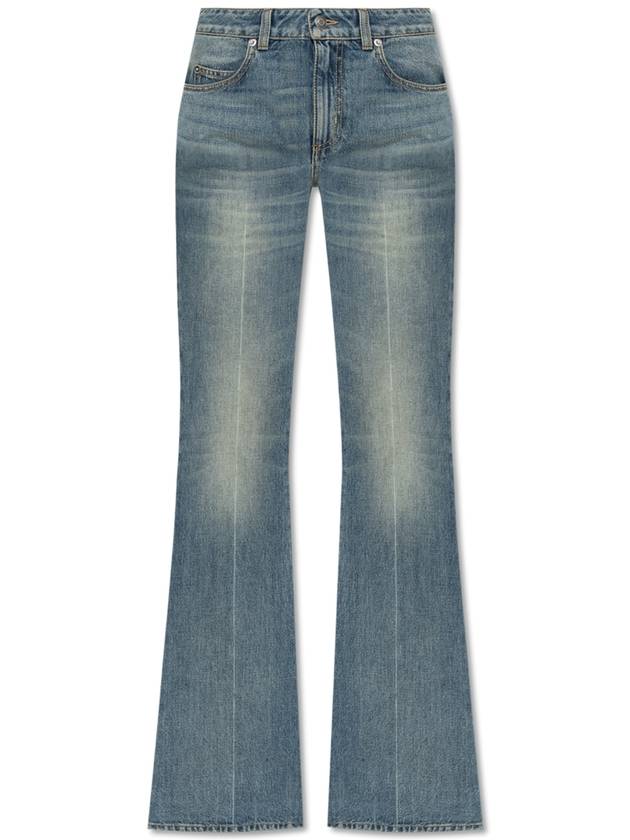 Alexander McQueen Jeans With Slightly Flared Legs, Women's, Blue - ALEXANDER MCQUEEN - BALAAN 1