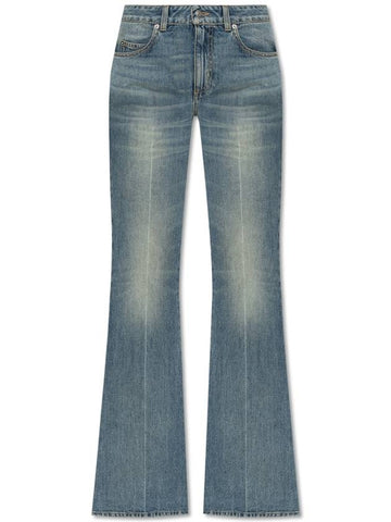 Alexander McQueen Jeans With Slightly Flared Legs, Women's, Blue - ALEXANDER MCQUEEN - BALAAN 1