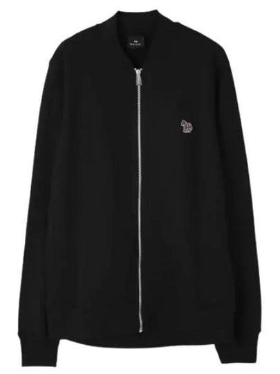 Zebra Logo Cotton Bomber Jacket Black - PAUL SMITH - BALAAN 2