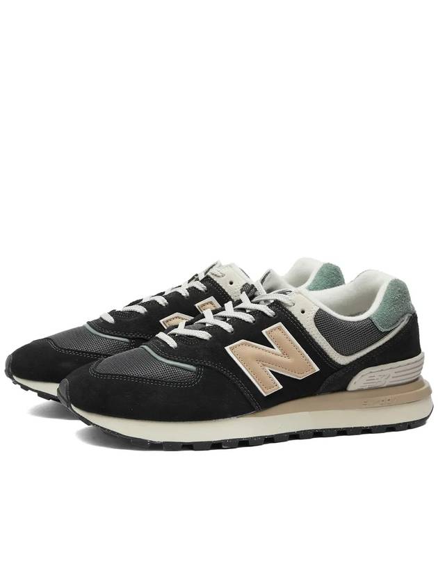 574 Legacy Low Top Sneakers Green Black - NEW BALANCE - BALAAN 2