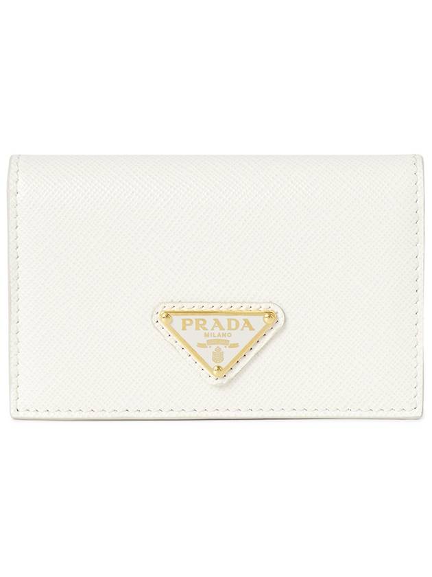 Women s Saffiano Metal Logo Card Wallet 1MC110 QHH F0009 - PRADA - BALAAN 2