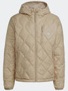 Oversized lightweight padded jacket HL9207 beige MENS - ADIDAS - BALAAN 4