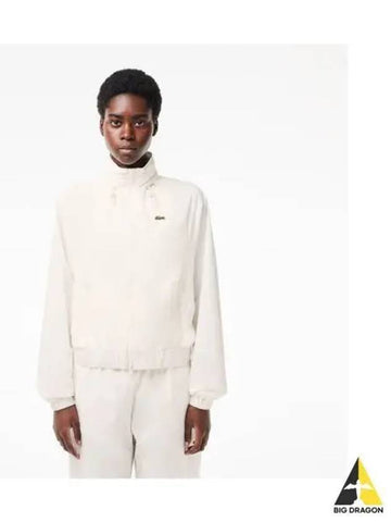 Women s Relaxed Fit Drawstring Windbreaker OFFWHITE Off White - LACOSTE - BALAAN 1