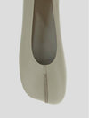 Stitched Out Leather Flats Ivory - MAISON MARGIELA - BALAAN 5