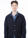 Men s M243OT02NY Dense Cable Collar Neck Knit Button Cardigan Navy - CHANCE'S NOI - BALAAN 1