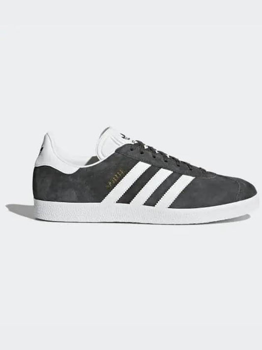 Originals Gazelle Low-Top Sneakers Solid Grey - ADIDAS - BALAAN 2