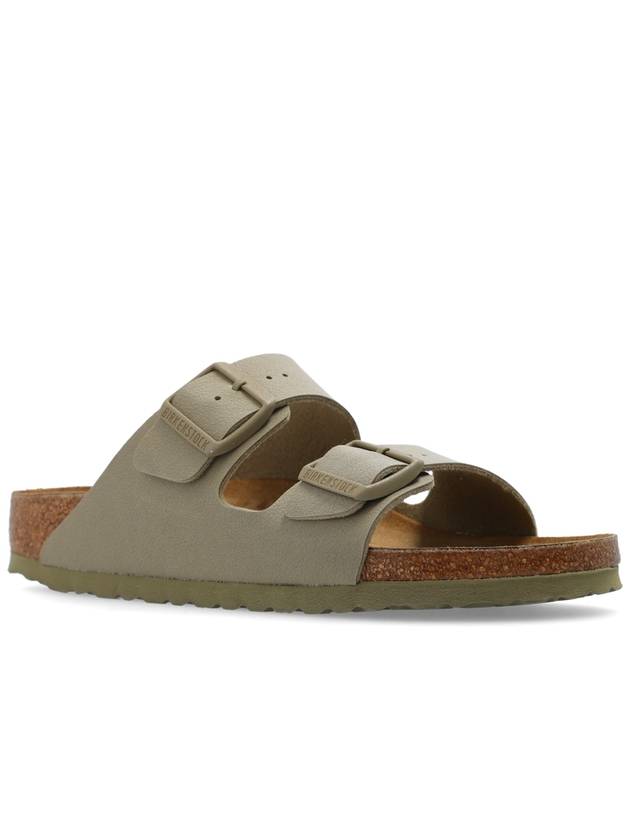 Arizona Big Buckle Slippers Beige - BIRKENSTOCK - BALAAN 5