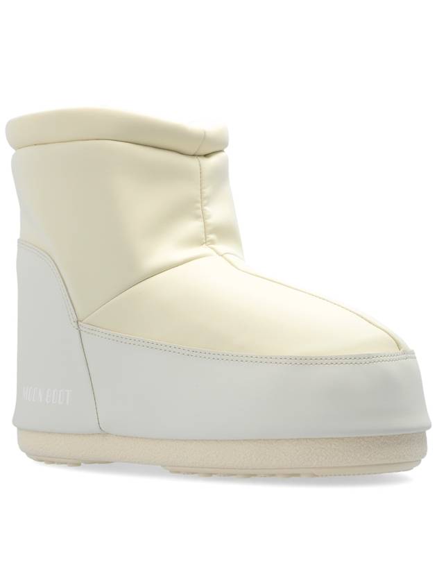 Moon Boot Snow Boots Icon Low Nolace Rubber, Men's, Cream - MOON BOOT - BALAAN 4