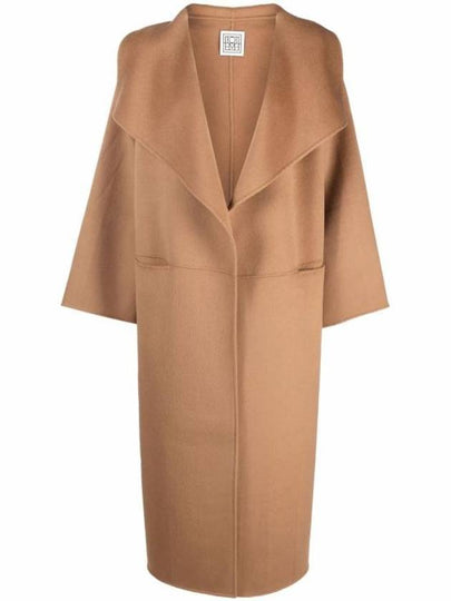 TOTEME Signature Wool Cashmere Coat Camel 211 110 717 835 - TOTEME - BALAAN