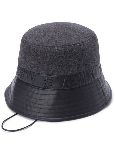 Official MIXED WOOL BUCKET HAT BK - ANEWGOLF - BALAAN 1