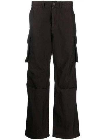 Men's Mounted Cargo Straight Pants Black - OUR LEGACY - BALAAN 1