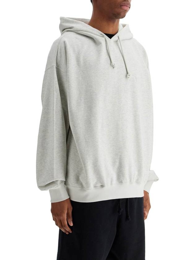 light grey cotton and recycled polyester hoodie for men - Y-3 - BALAAN 2