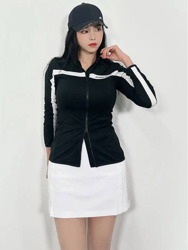 Janice Full Zip-up Jacket Black - J.LINDEBERG - BALAAN 3