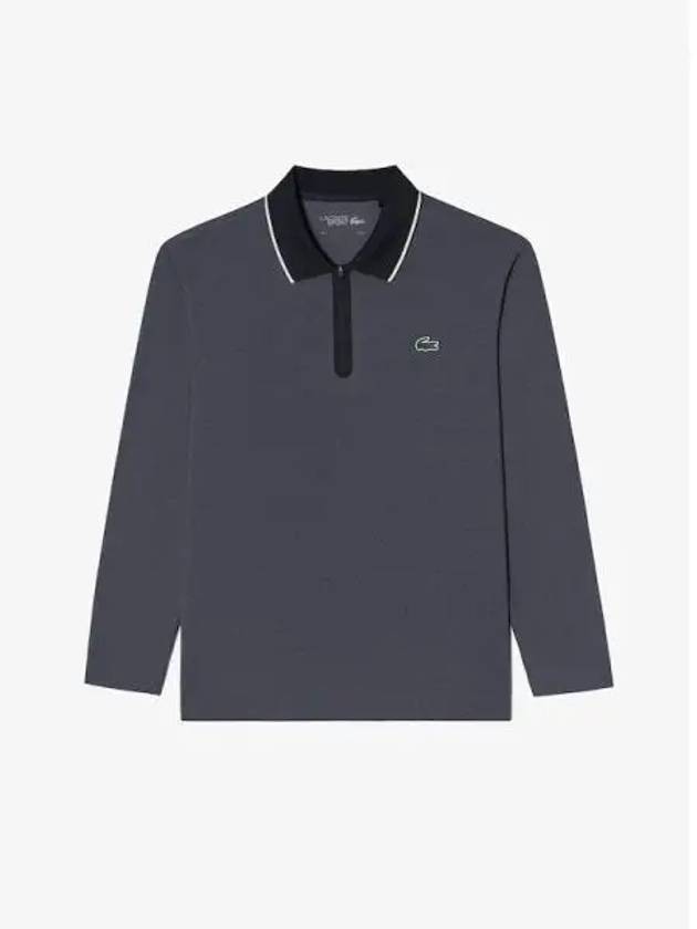 Men s basic long sleeved half zip polo t shirt DH933E 54N 050 Domestic product GQ2N24081388343 - LACOSTE - BALAAN 1