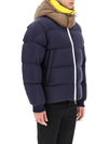 LOEB contrast hood down padding navy yellow - MONCLER - BALAAN 6