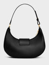 Ava Triomphe Smooth Calfskin Shoulder Bag Black - CELINE - BALAAN 5