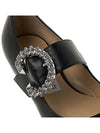 Women s Melva Ballerina Shoes AYU BLACK CRYSTAL - JIMMY CHOO - BALAAN 8