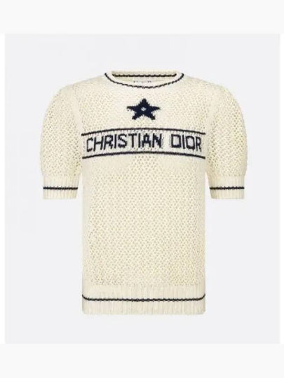 Christian Dior Short Sleeve T-Shirt White Navy Blue - DIOR - BALAAN 2