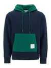 Color block cotton hoodie MJT499AJ0154 - THOM BROWNE - BALAAN 2