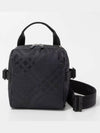 Check Pattern Zipper Messenger Bag Black - BURBERRY - BALAAN 3