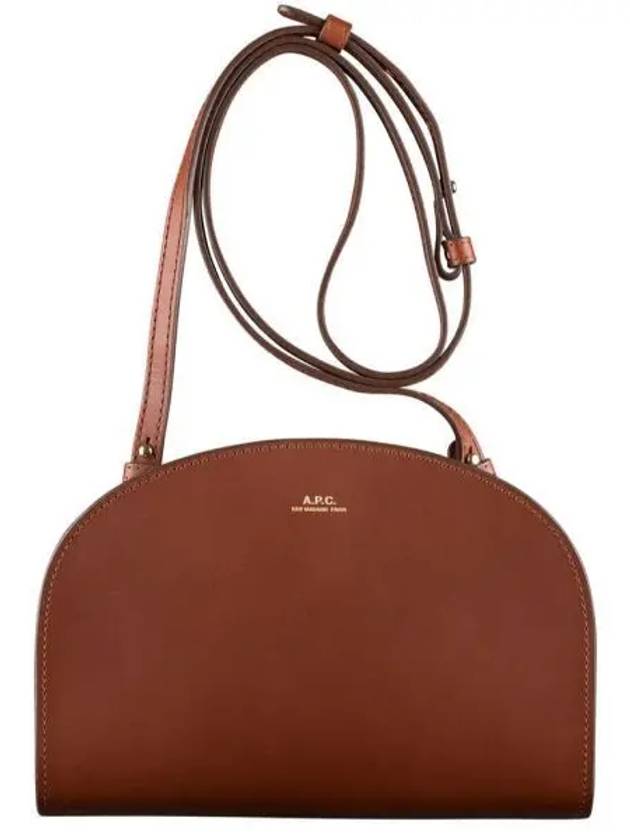 Demi Lune Half Moon Cross Bag Brown - A.P.C. - BALAAN 2