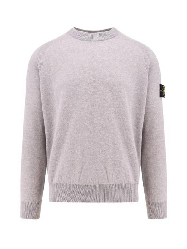 Pullover Wool Knit Top Grey - STONE ISLAND - BALAAN 1