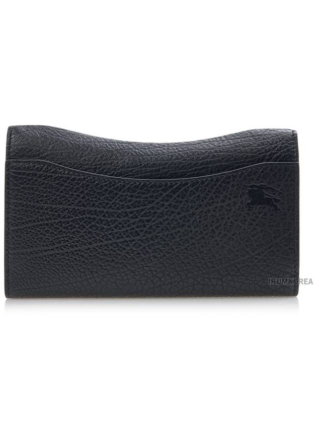 Rocking Horse Leather Medium Wallet Black - BURBERRY - BALAAN 4