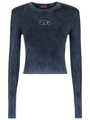 M-Anchor-A Knit Top Blue - DIESEL - BALAAN 2