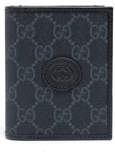 Interlocking G Mini Card Wallet Black - GUCCI - BALAAN 2