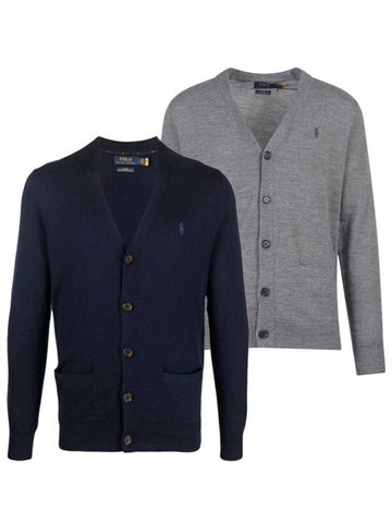 Men's HUNNTER cardigan navy 710876850 001 - POLO RALPH LAUREN - BALAAN 1