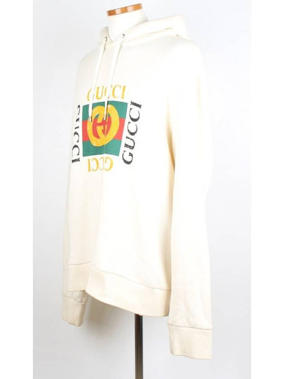 Vintage Box Logo Hoodie XL - GUCCI - BALAAN 2