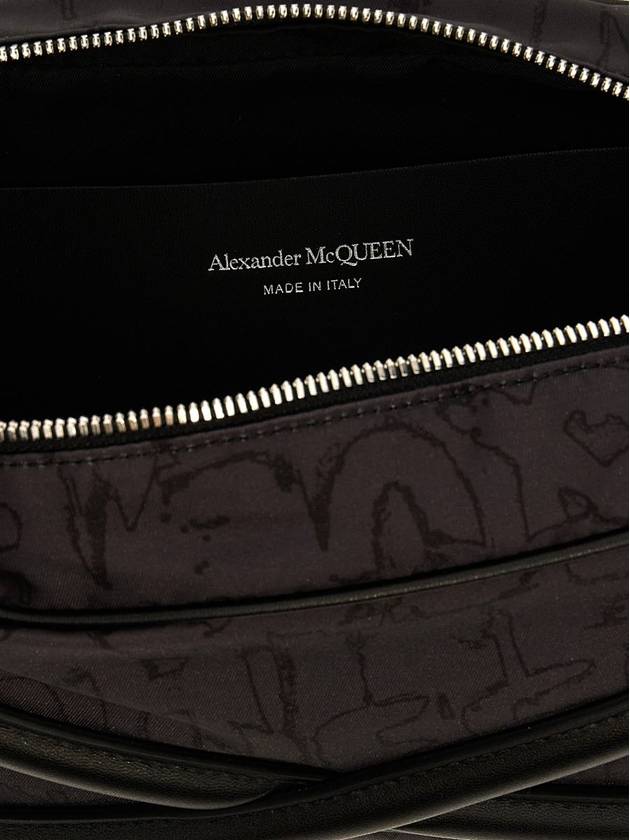 Harness Leather Detail Camera Cross Bag Black - ALEXANDER MCQUEEN - BALAAN 5