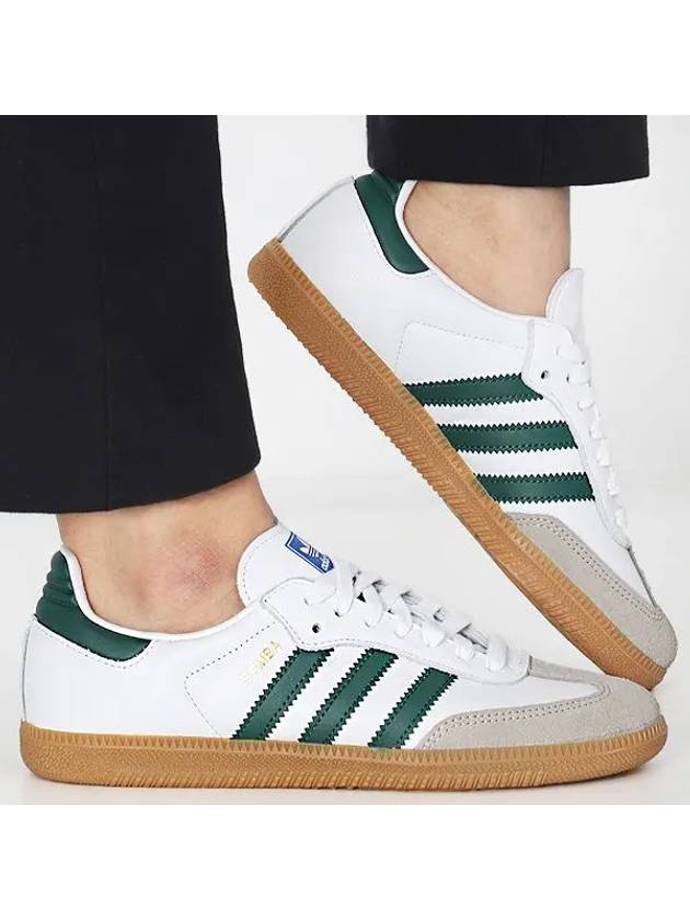 Samba OG Low Top Sneakers White Green - ADIDAS - BALAAN 2