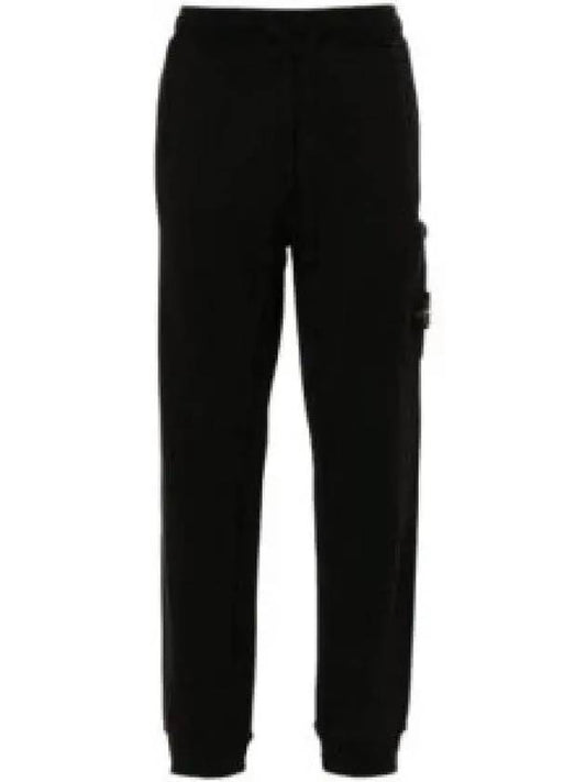 Compass Badge Capered Track Pants Black - STONE ISLAND - BALAAN 2