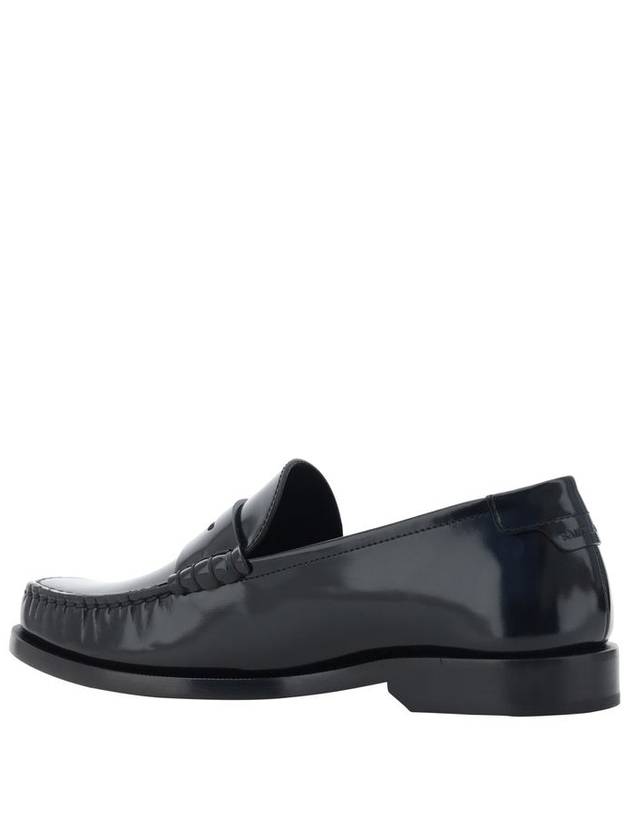 Women's Monogram Le Penny Loafer Black - SAINT LAURENT - BALAAN 4