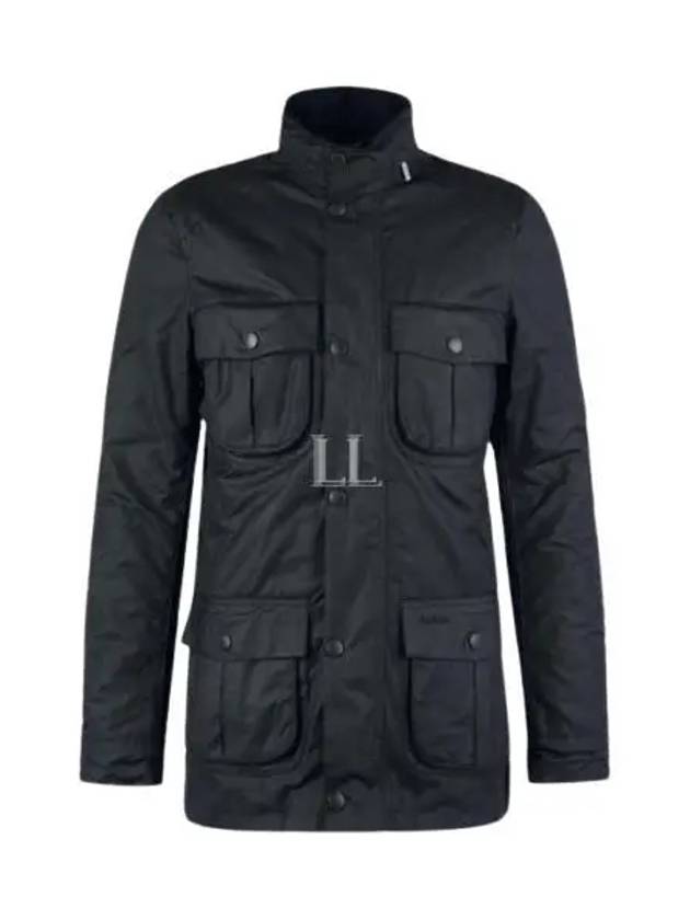 Corbridge Wax Zip-Up Jacket Black - BARBOUR - BALAAN 2