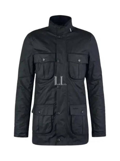 Corbridge Wax Zip-Up Jacket Black - BARBOUR - BALAAN 2