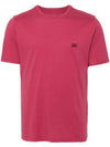 30/1 Jersey Logo Short Sleeve T-Shirt Pink - CP COMPANY - BALAAN 2