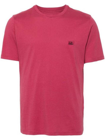 30/1 Jersey Logo Short Sleeve T-Shirt Pink - CP COMPANY - BALAAN 2