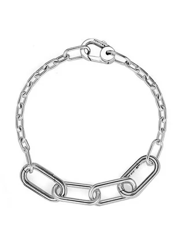 Me Slim Link Chain Bracelet Silver - PANDORA - BALAAN 3