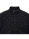 Diamond Quilted Thermoregulated Jacket Black - BURBERRY - BALAAN 4