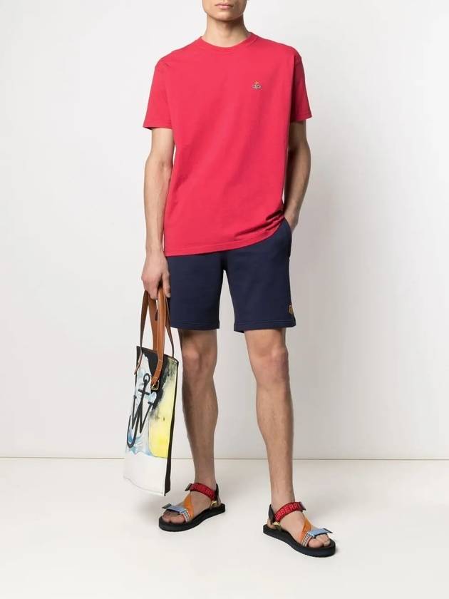 ORB Logo Classic Short Sleeve T-Shirt Red - VIVIENNE WESTWOOD - BALAAN 10