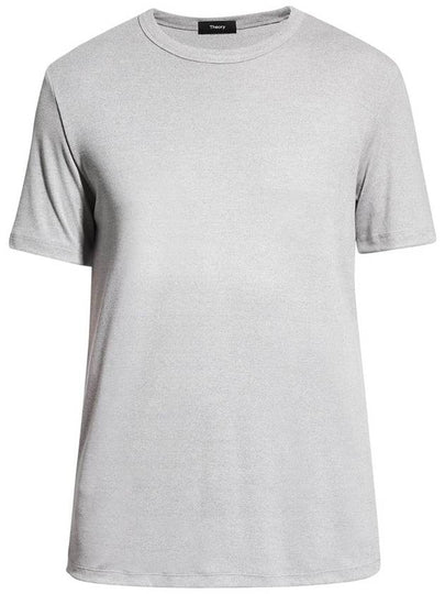 Anemone Essential Crew Neck Short Sleeve T-Shirt Grey - THEORY - BALAAN 2